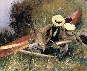 John Singer Sargent An out-of-Door Study Sweden oil painting artist